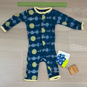Kickee Pants new with tags, solar system coveralls (newborn)